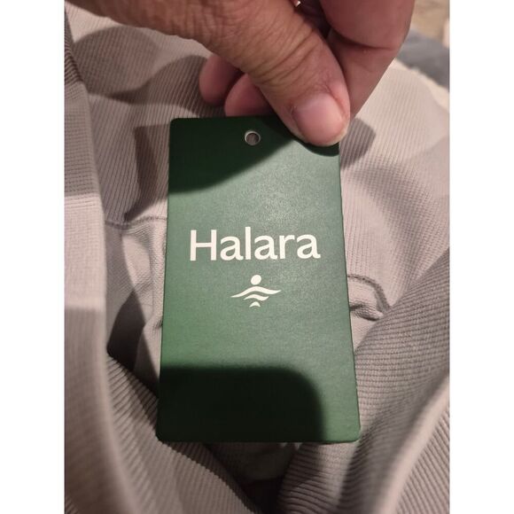 Halara Womens Seamless Workout‎ Yoga Athletic Leggings Size L Light Grey NWT - Picture 5 of 9